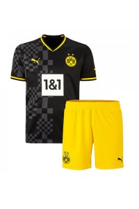 Borussia Dortmund Babytruitje Uit tenue Kind 2022-23 Korte Mouw (+ Korte broeken)